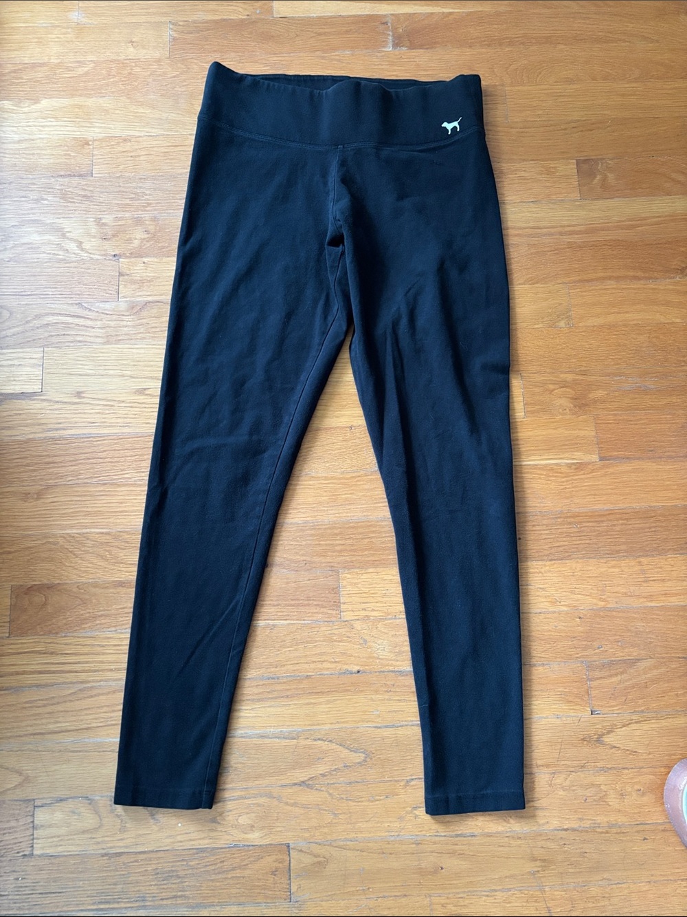 Victoria's Secret PINK Black Leggings with Logo